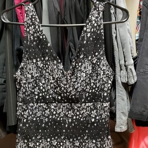 White House Black Market Lace Tank Top M